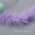 Bird cats stick plastic pole cat teaser